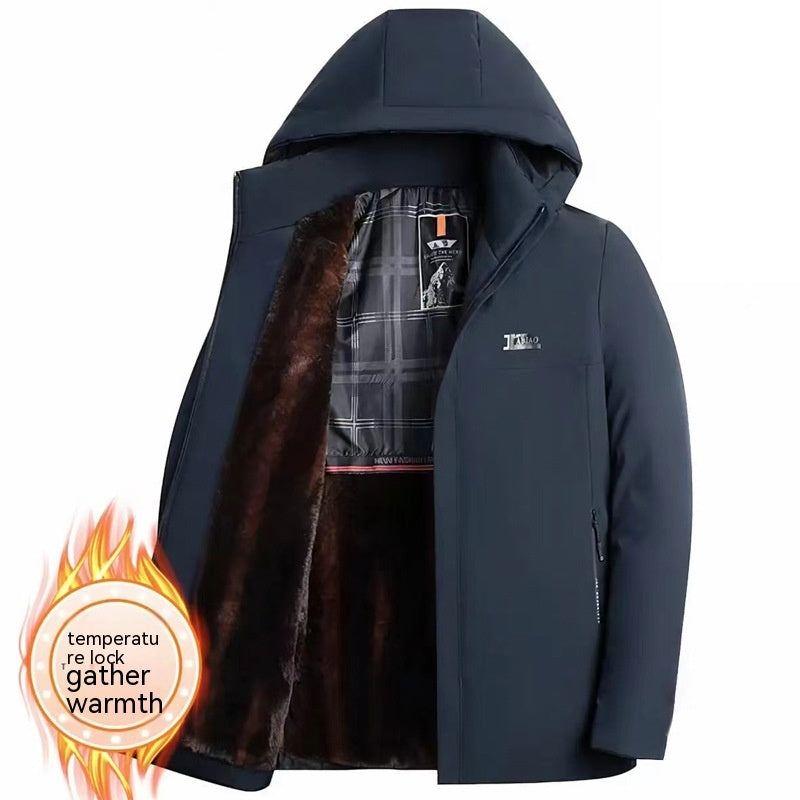 Thickened Cotton-padded Coat Men's Cotton Clothing Warm Best YouTube Store