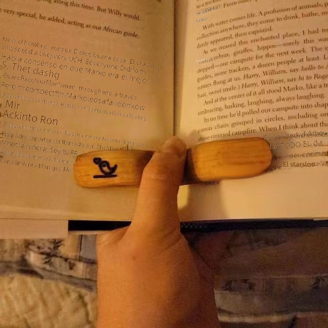 Wooden Bird Thumb Bookmark - Mother's Day Gift LadyShow.Store