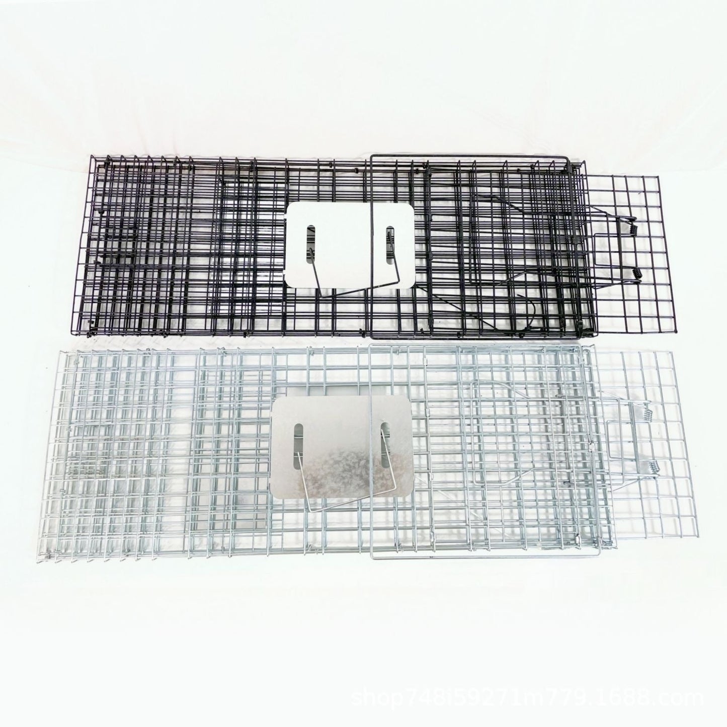Fully Automatic Cat-trap Cage Foldable Pedal Galvanized Cat Cage Love Rescue Cage Pets Fashion