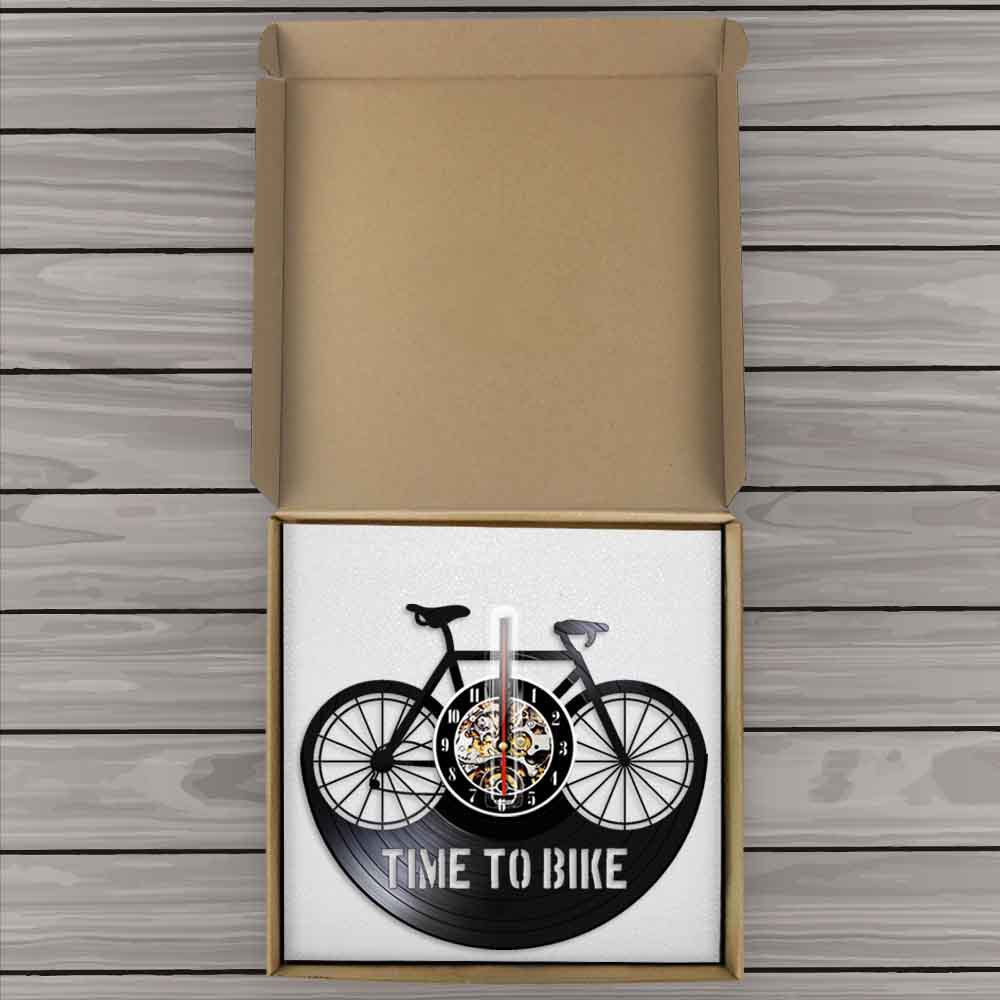 Vinyl Record Wall Clock Creative Retro Nostalgia PearlNestDecor.com