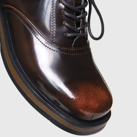 Mens Two-tone Thick-soled Leather Shoes Are Perfect For Both Casual And Commute Wear Best YouTube Store