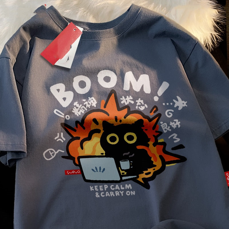 Cartoon Cotton T-Shirt Pi-Mart