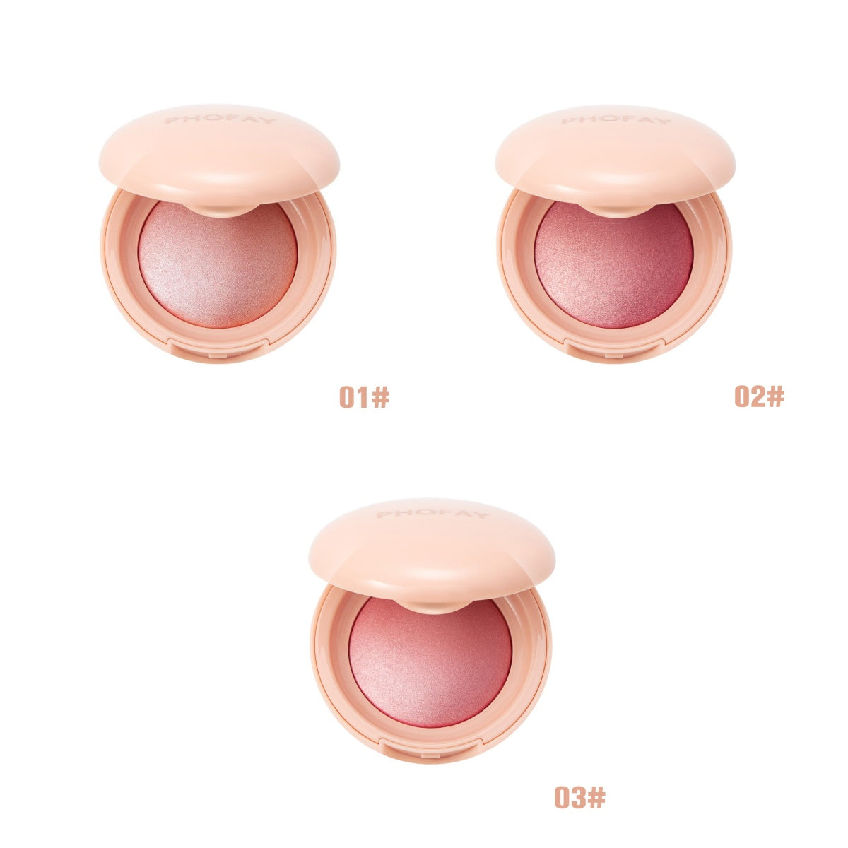 PHOFAY Luminous Powder Blush LadyShow.Store