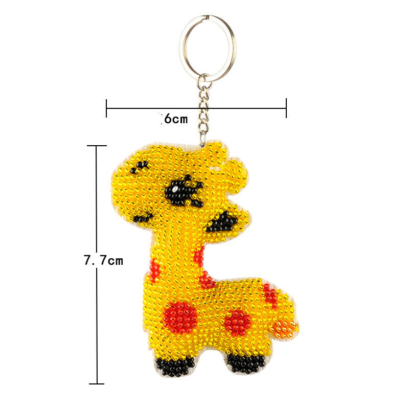 Cute Handmade DIY Full Beaded Keychain Pendant LadyShow.Store
