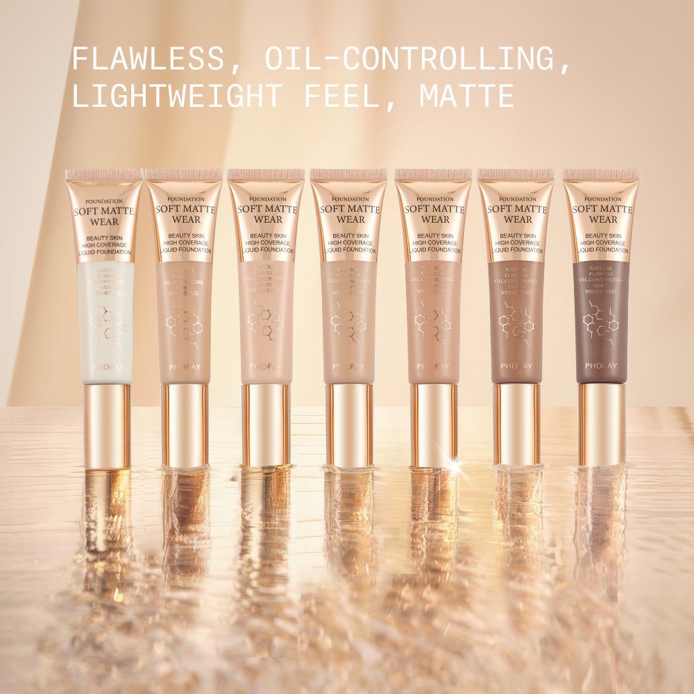 PHOFAY Full Coverage Foundation LadyShow.Store