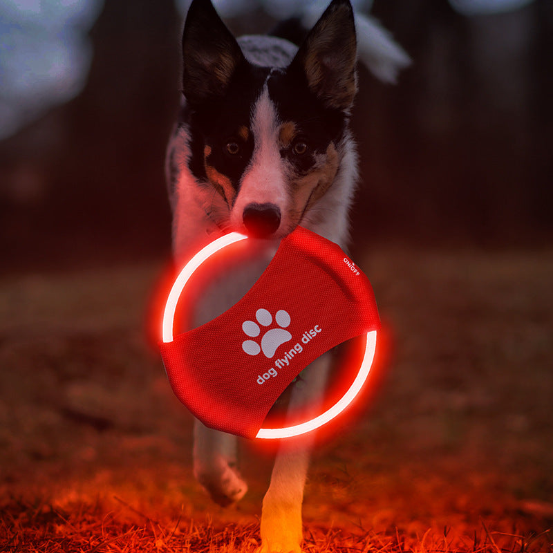LED Dog Flying Disc Pets Fashion