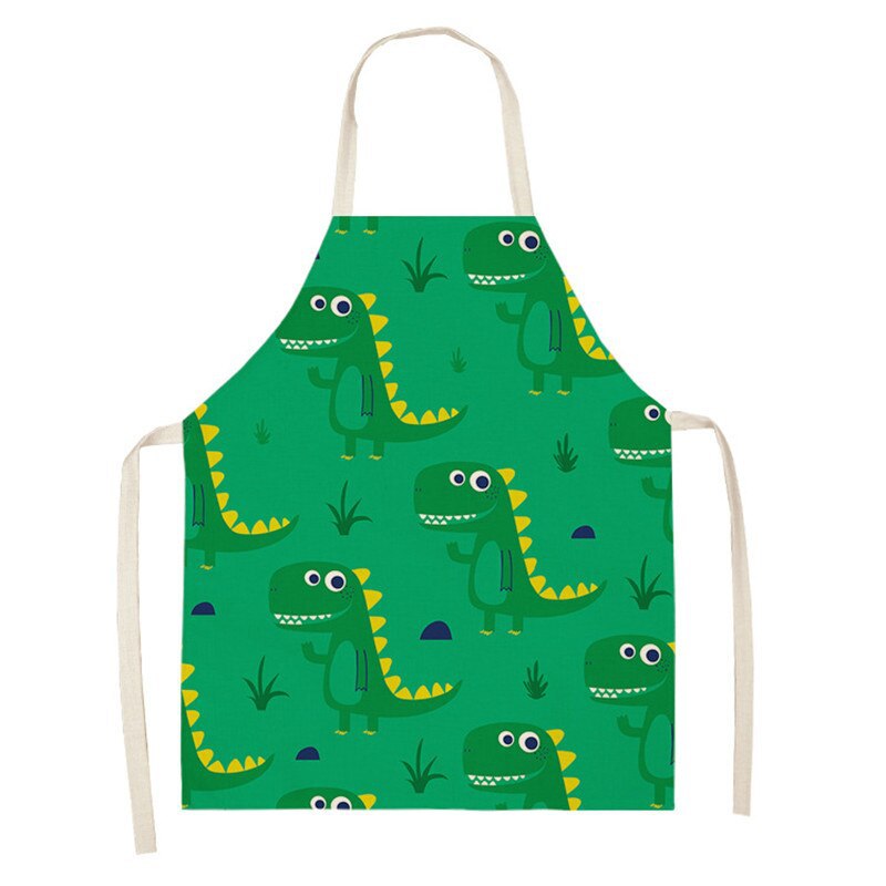 Cotton And Linen Kitchen Household Daily Use Sleeveless Coverall PearlNestDecor.com