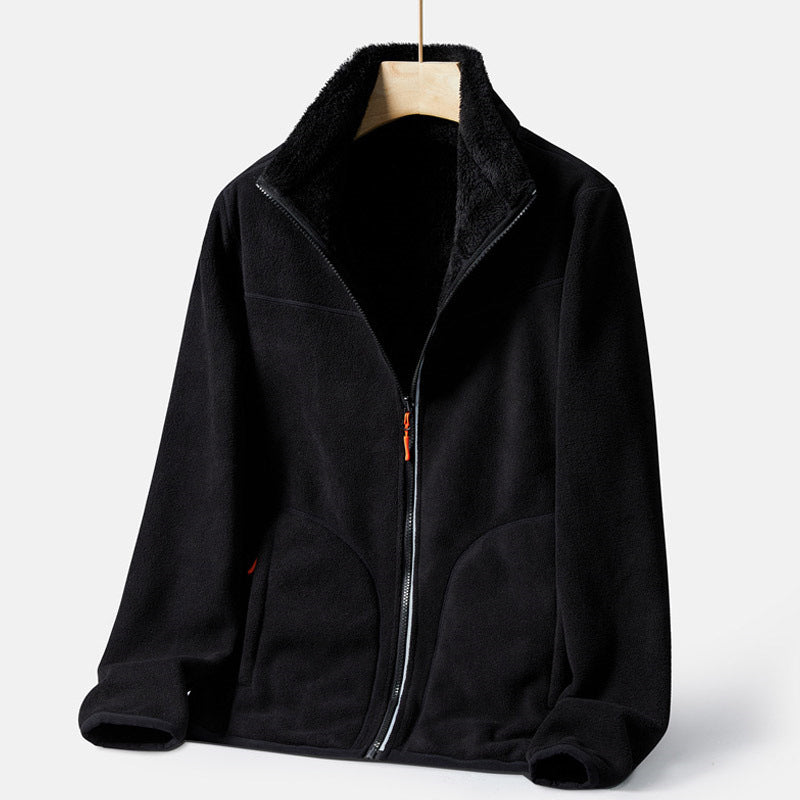 Double-sided Polar Fleece Outdoor Thick Warm Sweater Coat LuxuryLifeWay Online Store