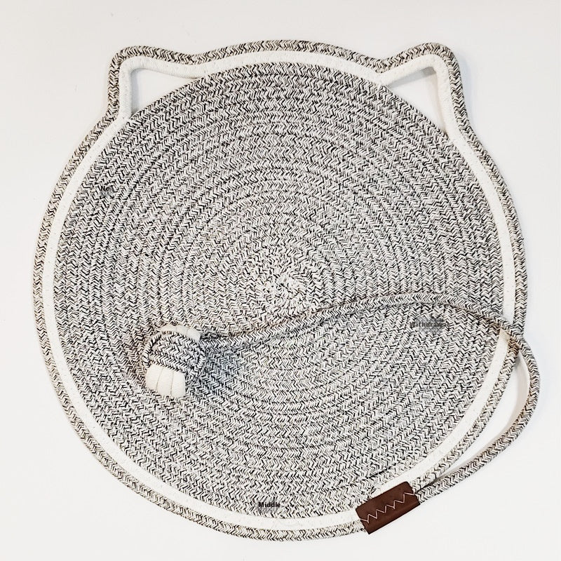 Braided Cotton Rope Cat Claw Mat Self Hi Ball One Piece Sleeping Mat Washable Anti Sticky Scratching Artifact Cat Scratching Mat Pet Products Pets Fashion