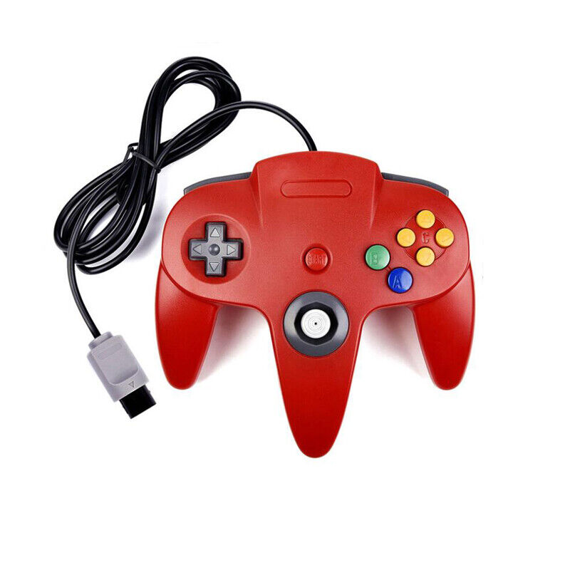 New Wired Controller Joystick Compatible With Nintendo 64 N64 Video Game Console Pi-Mart