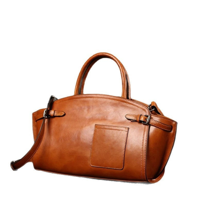 Leather Women's Casual Zip Crossbody Bag LadyShow.Store