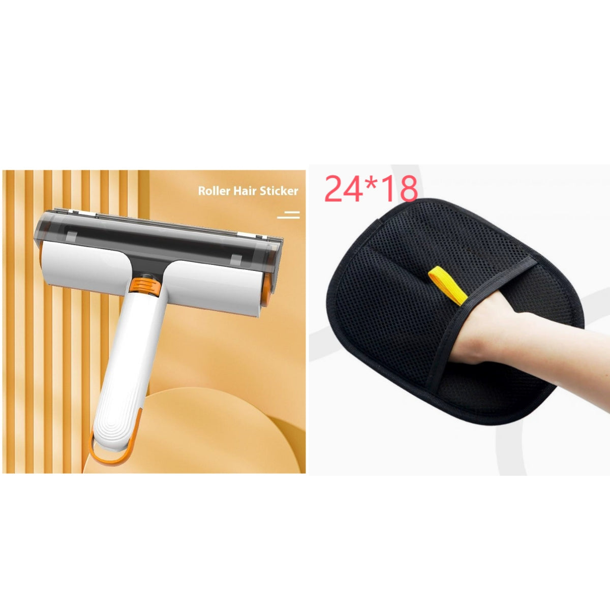 2 In 1 Pet Hair Removal Roller Multifunctional Portable Washable Hair Removal Brush Pet Supplies Pets Fashion