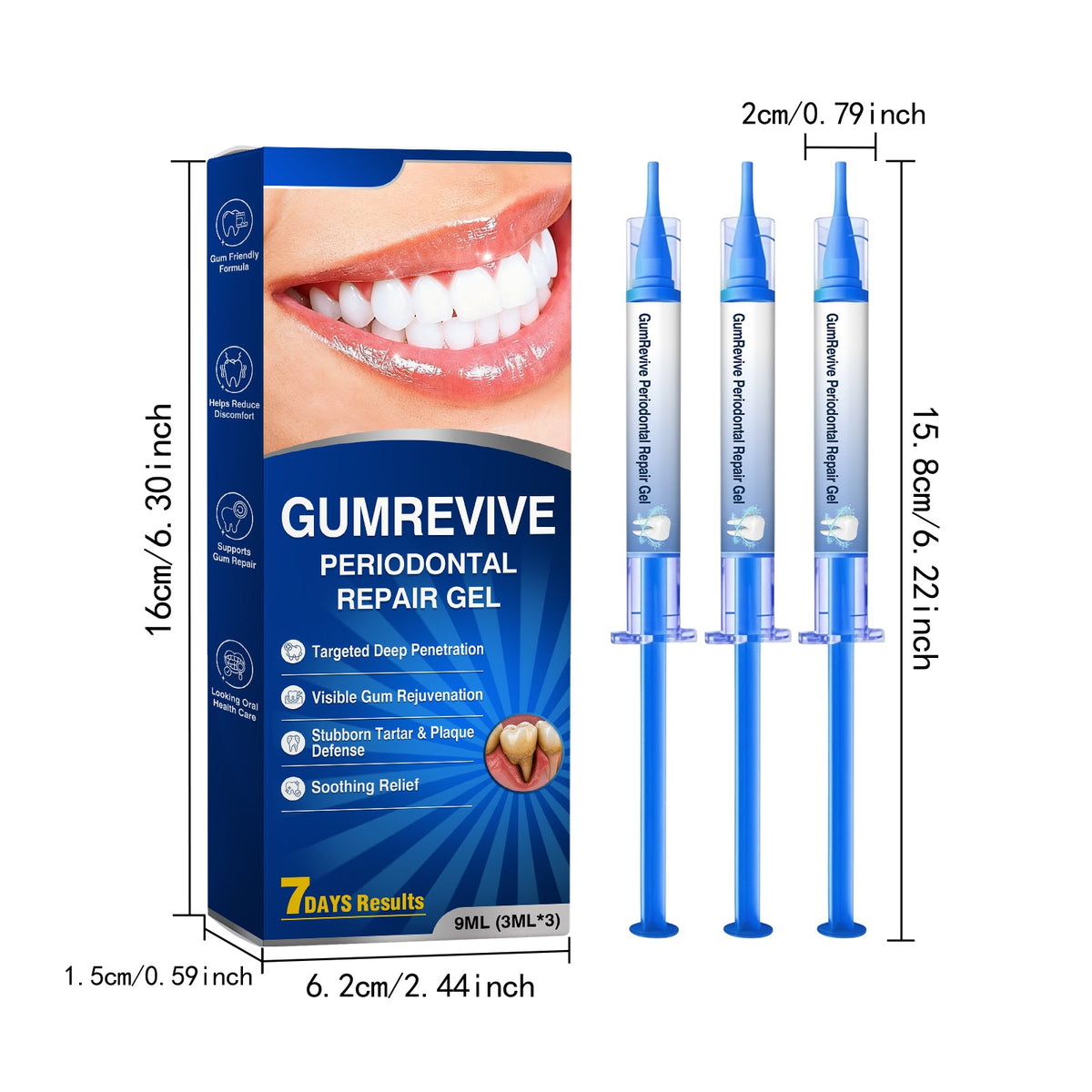 Tooth Repair Gel 9ml 3ml X 3 Box Tri Light Beauty