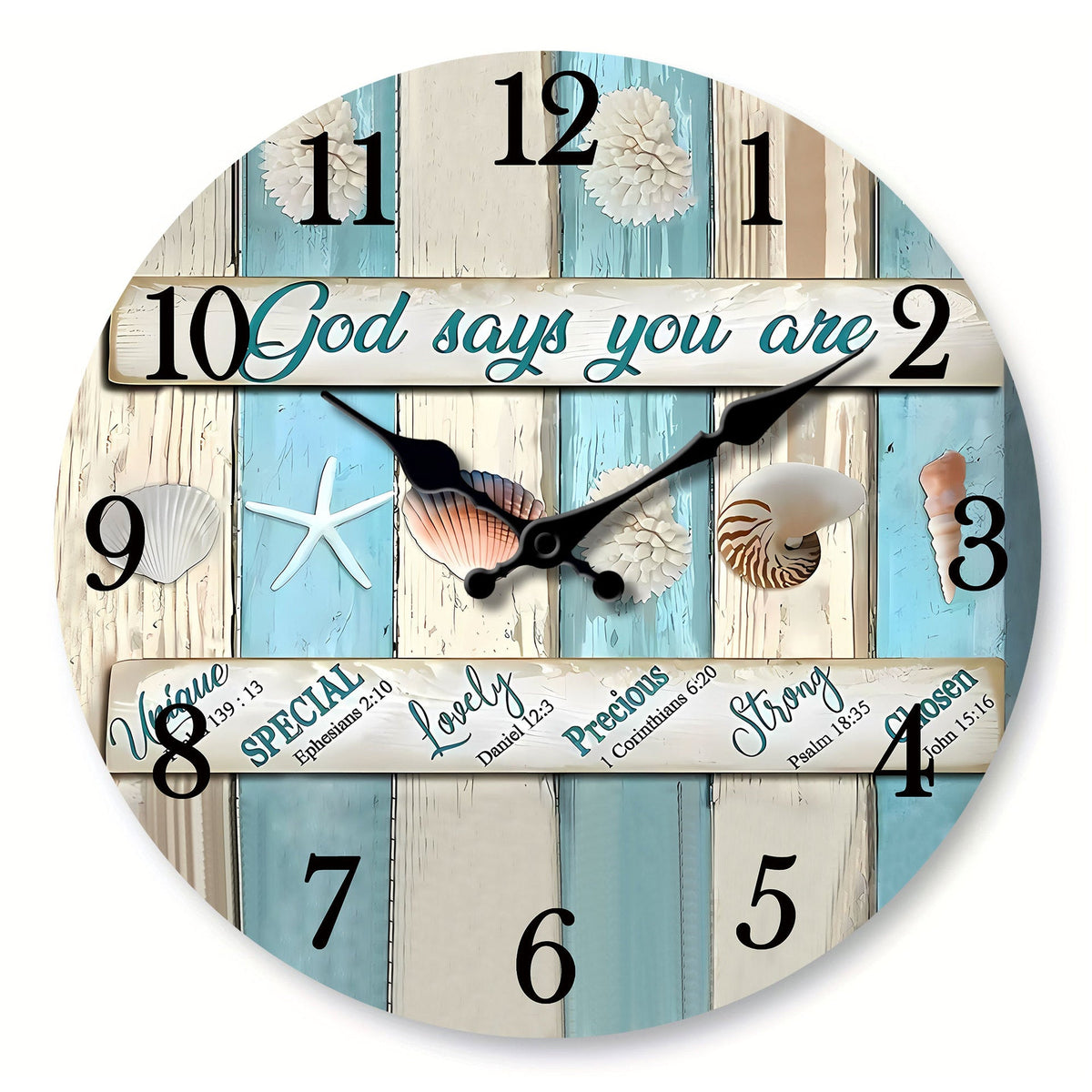 Retro Wall Clock Minimalist Creative Home PearlNestDecor.com