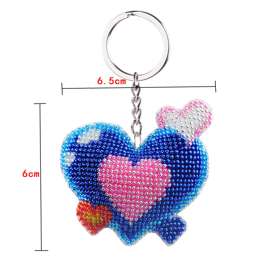 Cute Handmade DIY Full Beaded Keychain Pendant LadyShow.Store