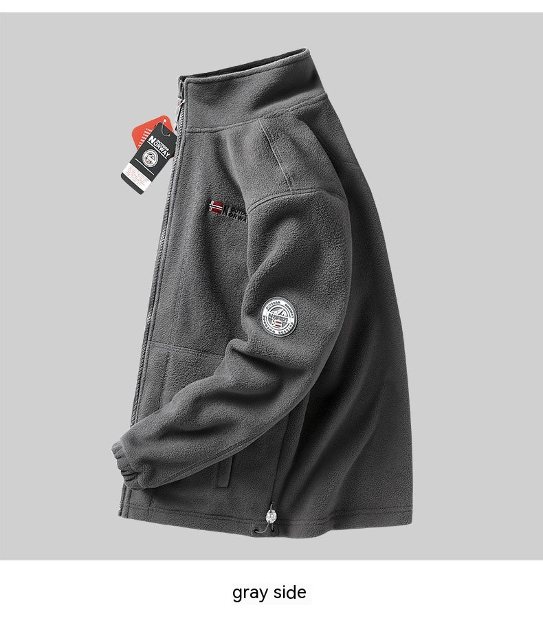 Men’s Double Layered Fleece Jacket Best YouTube Store