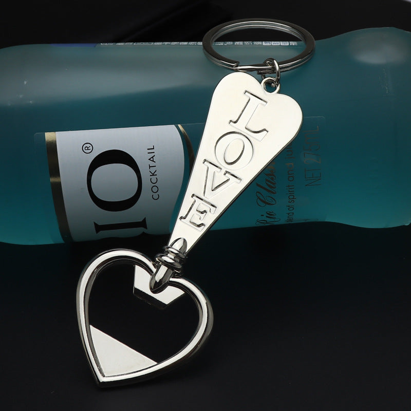 Creative Multifunctional Bottle Opener Keychain LadyShow.Store