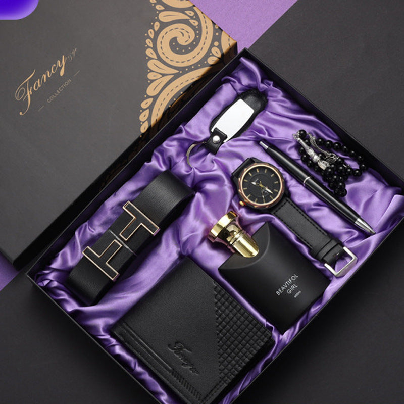 Cross-Border Men's Gift Business Gift Suit Belt Wallet For Boyfriend Valentine's Day Christmas Gift LadyShow.Store