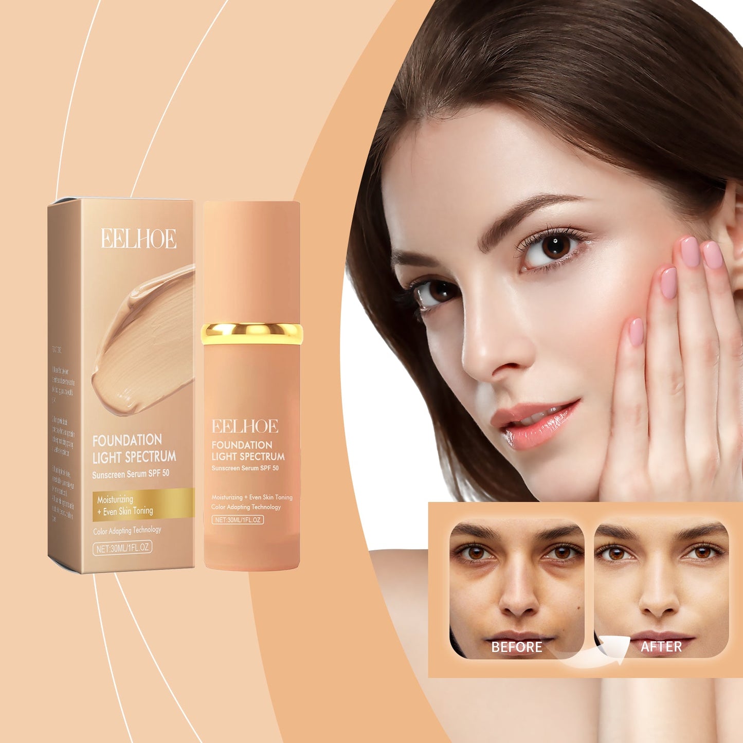 Concealing Color-Changing Foundation 30ml Tri Light Beauty