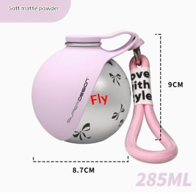 Creative Portable Outdoor Pet Stainless Steel Water Cup Small Dog Water Bottle Convenient Dog Drink Dispenser Puppy Travel Portable Water Bowl Pet Products Pets Fashion