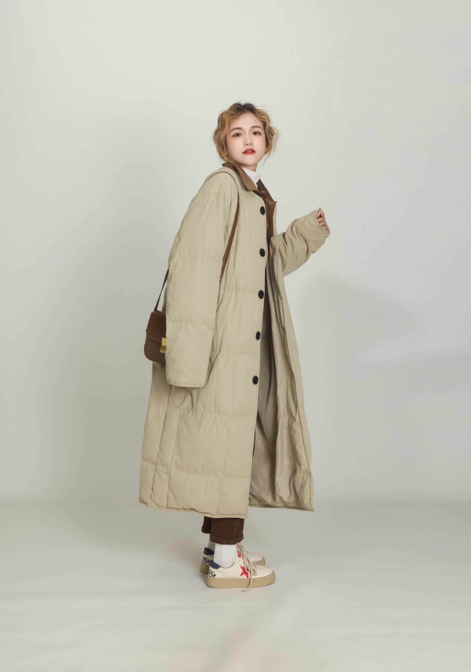 Winter New Cotton Jacket, Casual And Loose Fit, Knee Length Short Down Jacket LuxuryLifeWay Online Store