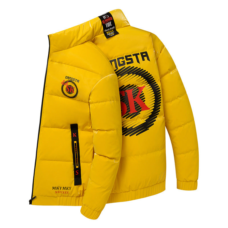 Winter Men's Fashion Cotton Down Warm Parkas Coats Casual Jackets CJD