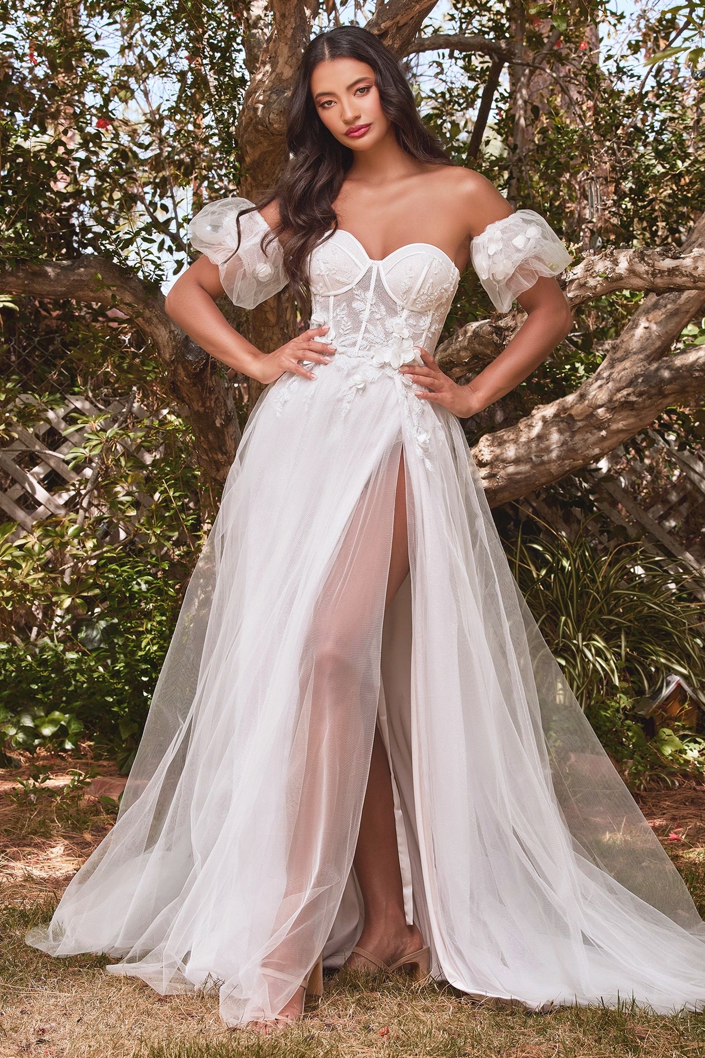 Strapless Floral Ball Gown Bridal LuxuryLifeWay Online Store