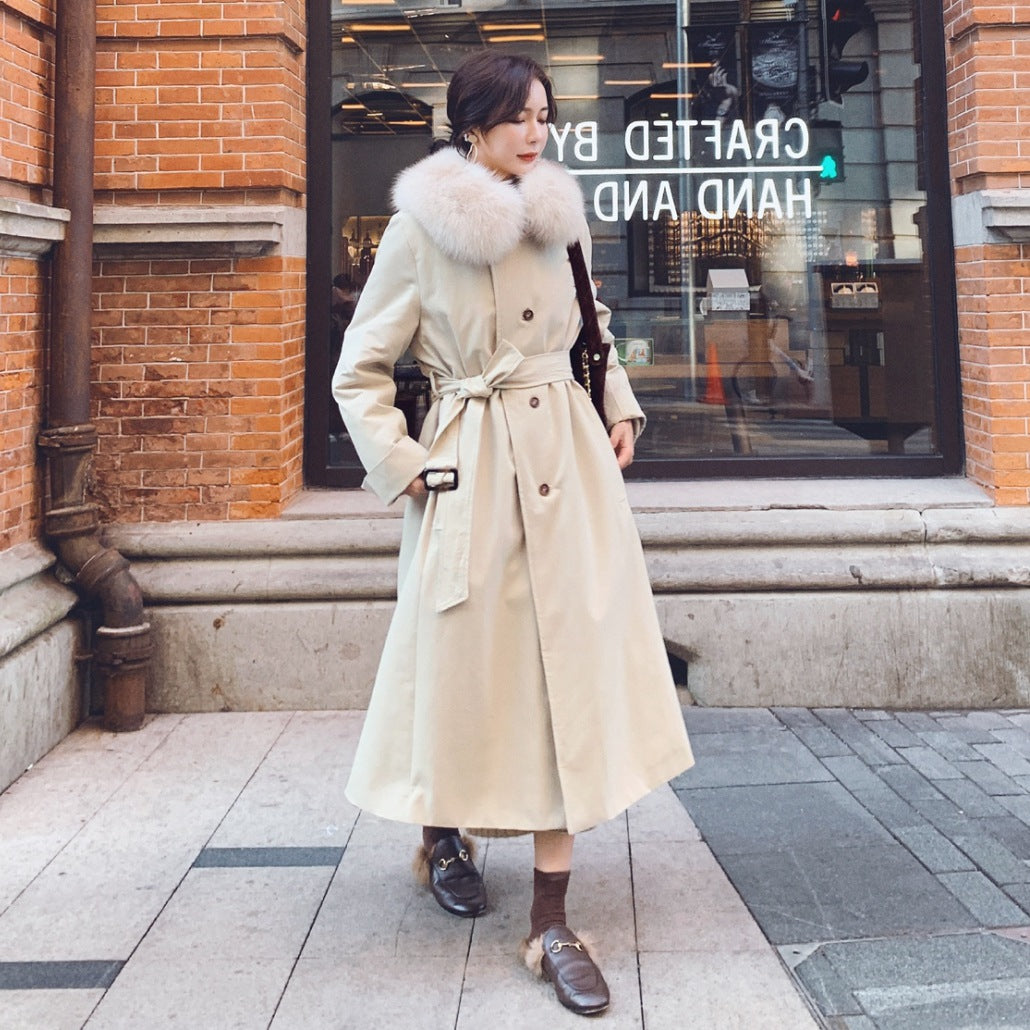 Padded Tooling Jacket with Waist Belt for Women Pi-Mart