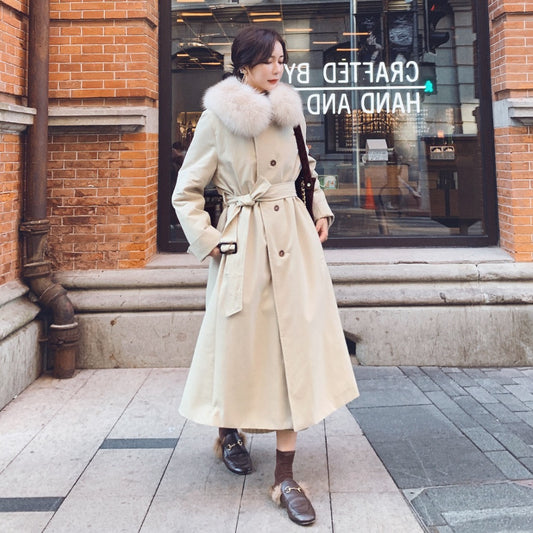 Padded Tooling Jacket with Waist Belt for Women Pi-Mart