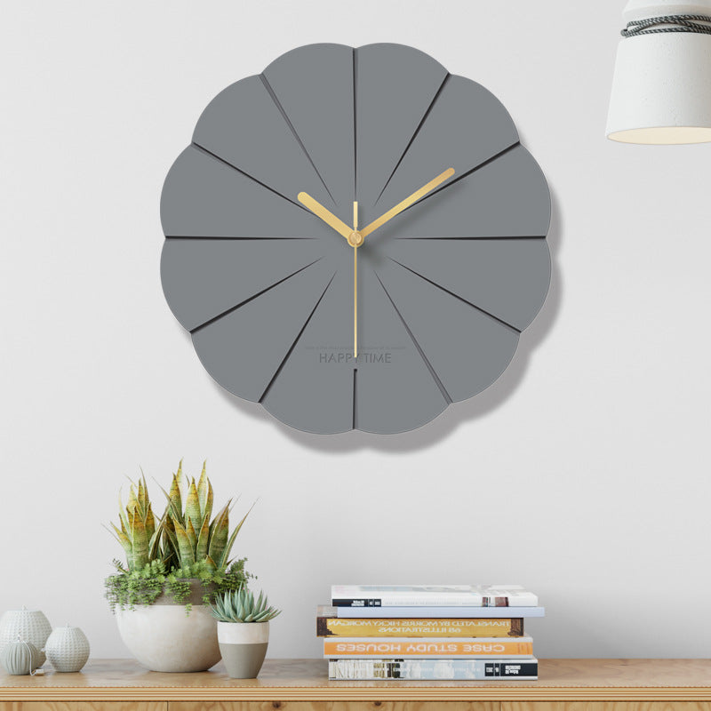 Creative Acrylic Wall Clock Battery Dumbbell Wall Clock PearlNestDecor.com