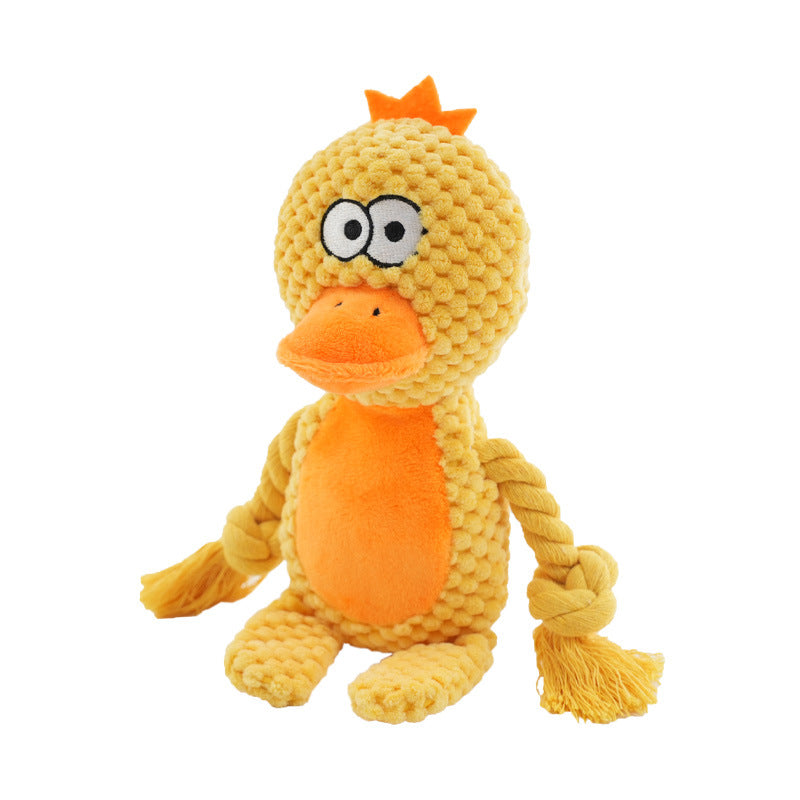 Pet Plush Sound Cotton Rope Toys Interactive Tug Of War Training Item Creative Dog Toy Pet Training Dog Supplies Best YouTube Store