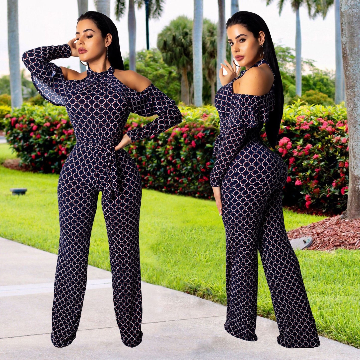Digital Printed Women's Jumpsuit Pi-Mart