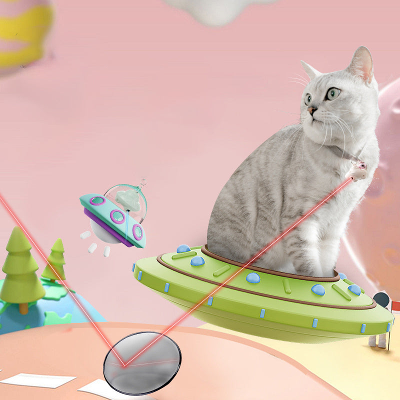 Cat Laser Toy Pointer Cat Collar Automatic Interactive Cat Toy For Kittens Dogs Game USB Charging Electric Training Pet Items Pets Fashion