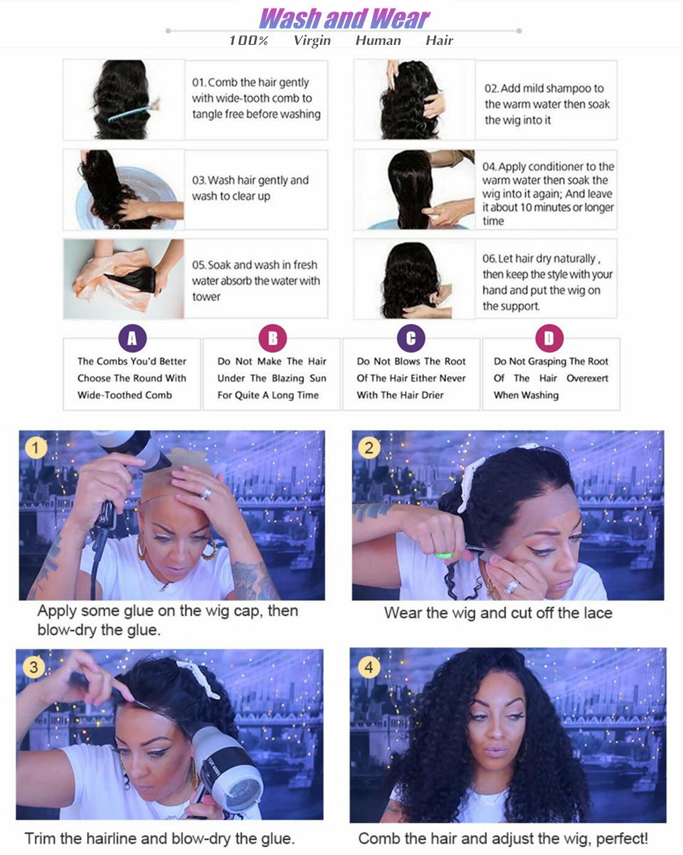 Body Wave Human Hair Lace Front Wigs LuxuryLifeWay Online Store