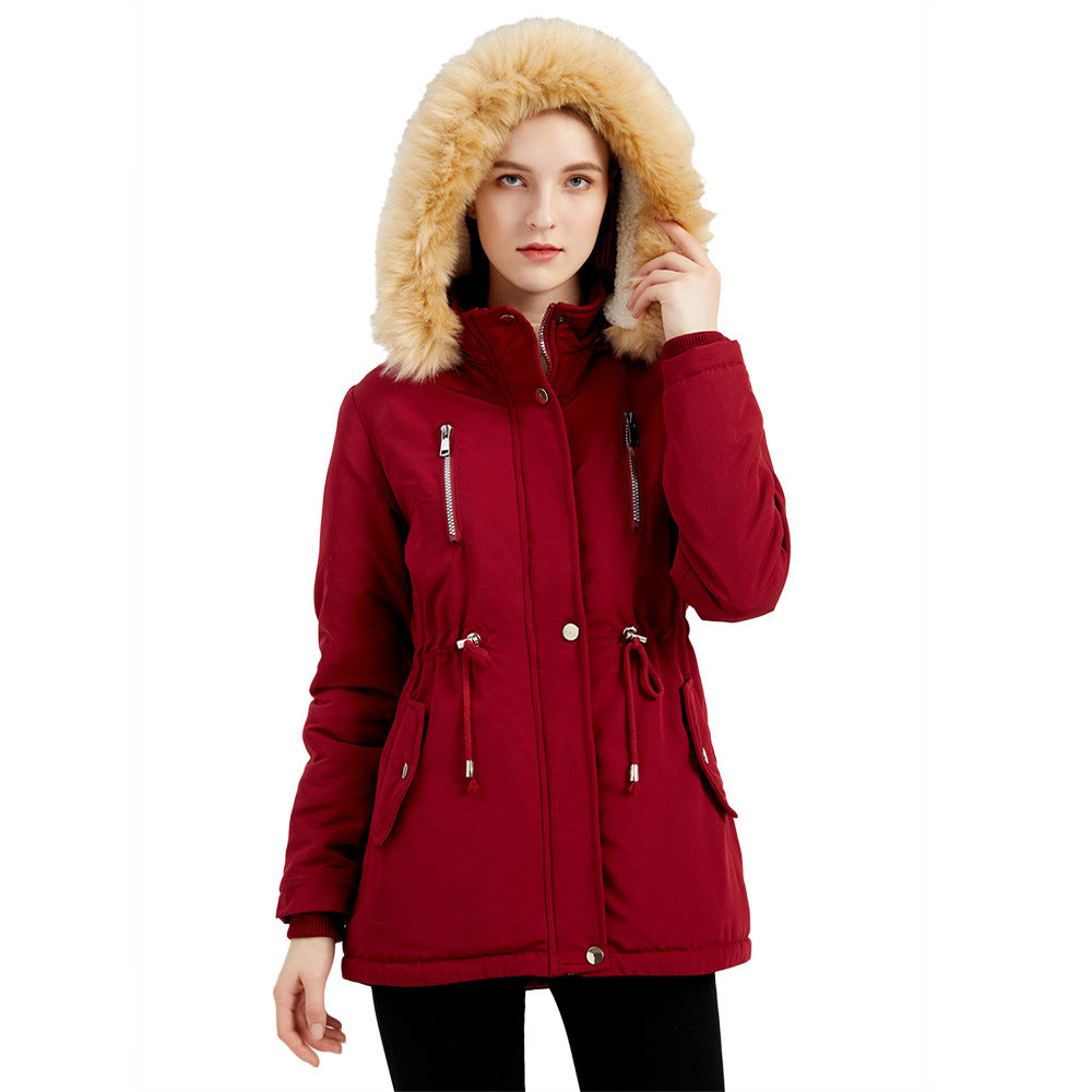 WInter Coat Detachable Hooded Feece Jacket Women LuxuryLifeWay Online Store