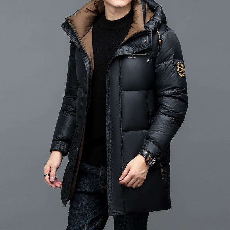 New Winter Men's Duck Down Warm Thick Casual Jacket LadyShow.Store