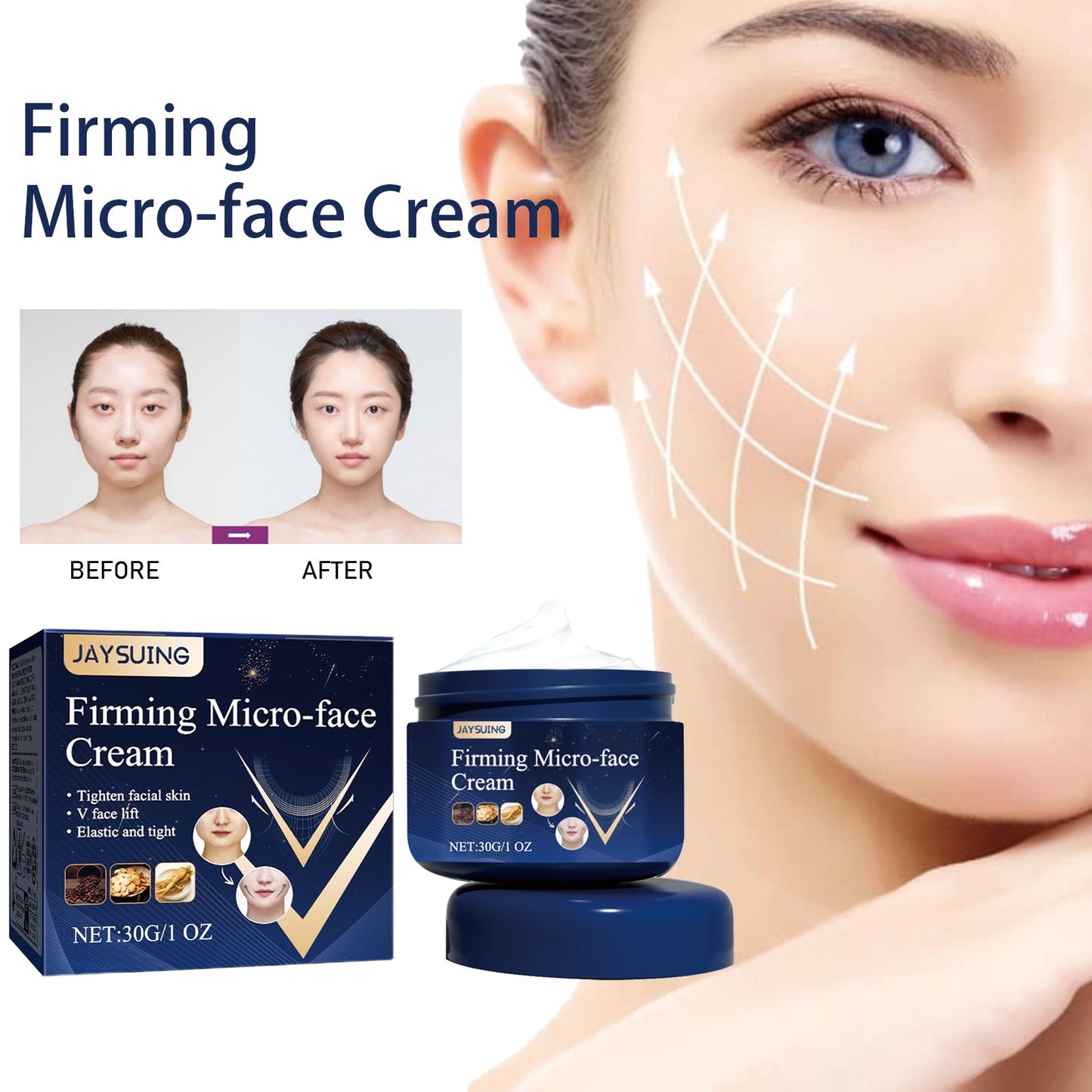 V-Face Firming Cream Tri Light Beauty