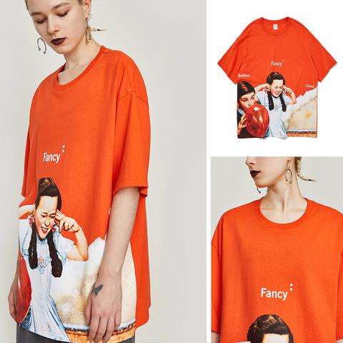 2019 Summer Oversized Cartoon Streetwear T-Shirt Pi-Mart