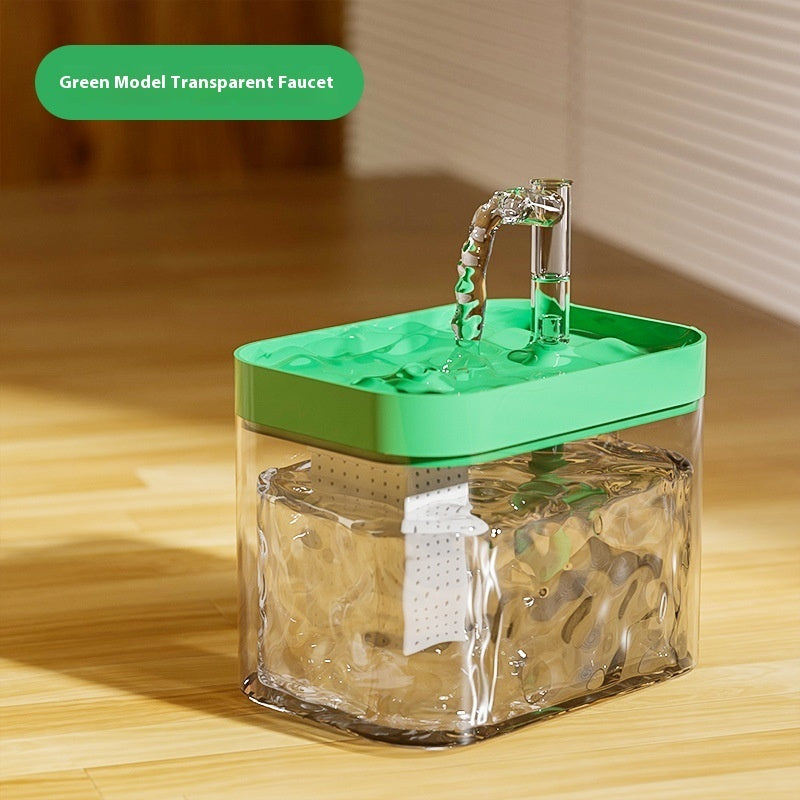 Cat Water Fountain Automatic Circulation Flow Water Fountain Kitten Drinking Water Apparatus Pets Fashion