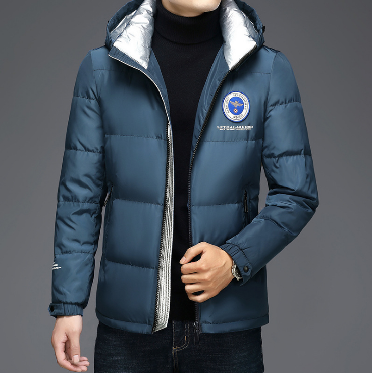 Winter Hooded Down Jacket for Men - Warm and Cold Proof Pi-Mart