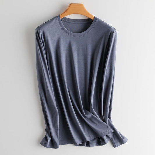 Long-Sleeved Round Neck Autumn T-Shirt Pi-Mart