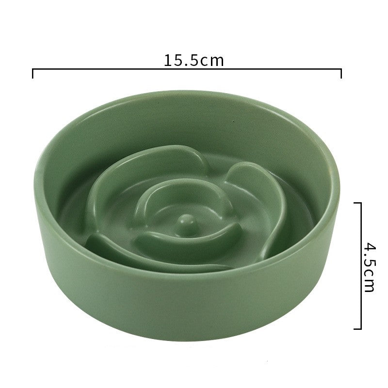 Ceramic Pet Cat And Dog Bowl Small And Medium-sized Dogs Puppy Pets Fashion