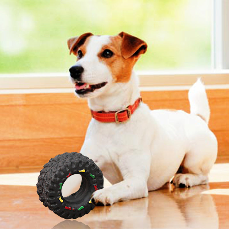 Small Tire Pet Vocalizations Glue Dog Toys Pets Fashion