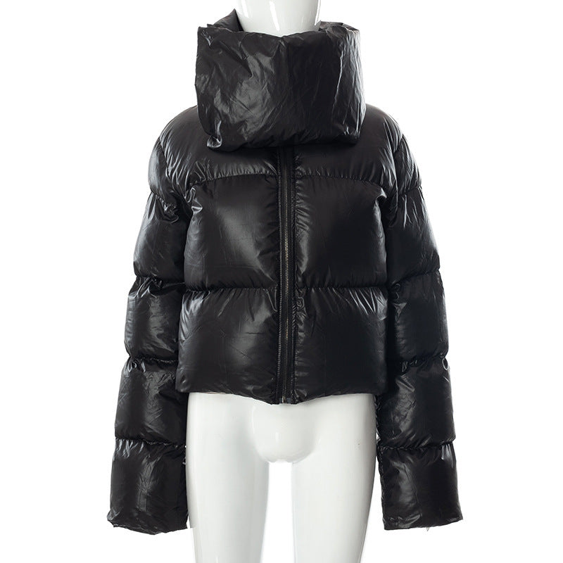 Snap-on Scarf Coat Warm-keeping Cotton Clothing Best YouTube Store