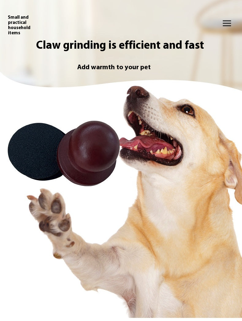 Wooden Dog Claw Grinding Removable Pet Nail Repair Board Pets Fashion