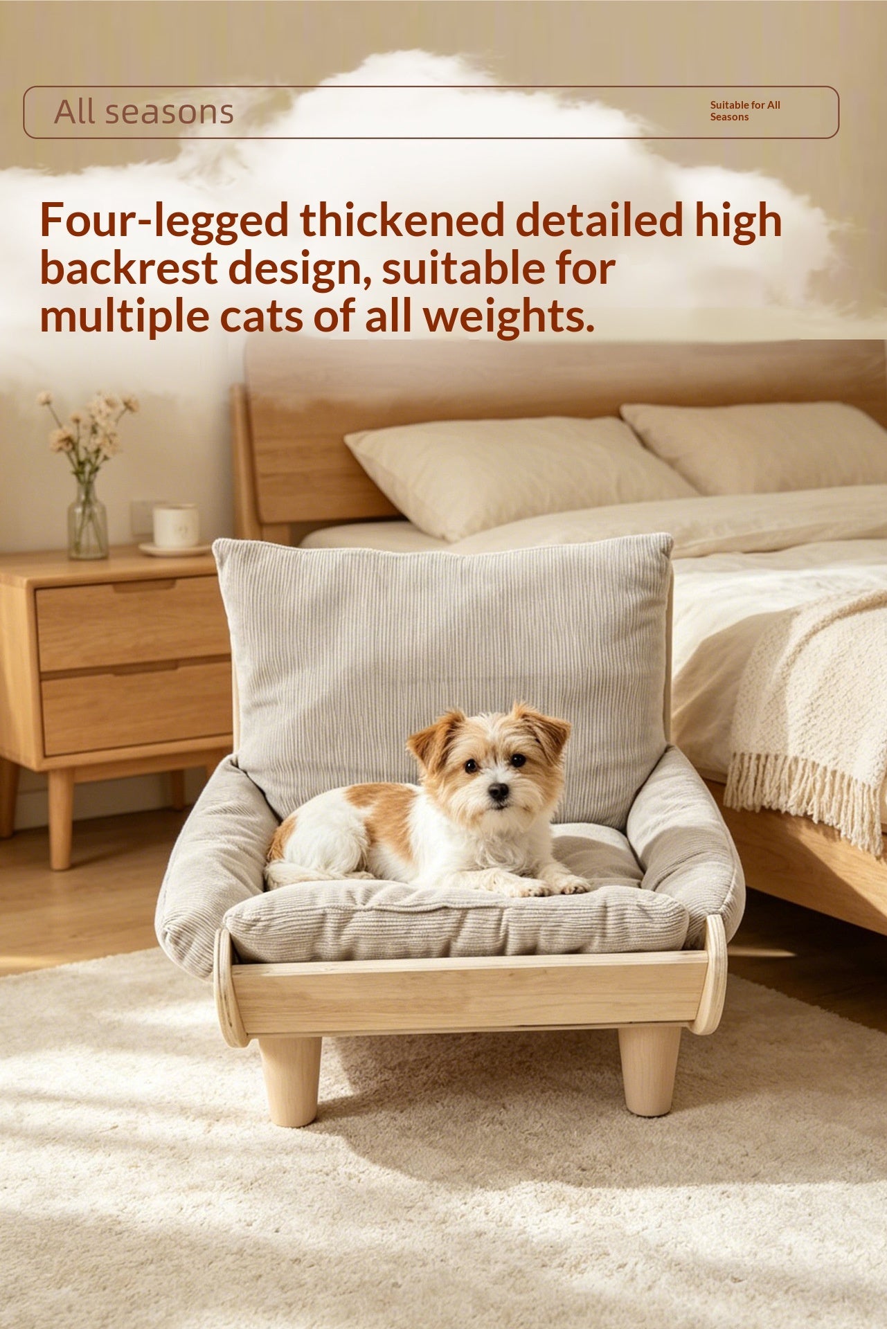 Wear-Resistant Integrated Cat Sofa Bed Pets Fashion