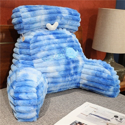 Colorful Tie-dyed Cartoon Lumbar Support Pillow Office Lumbar Support Pillow Neck