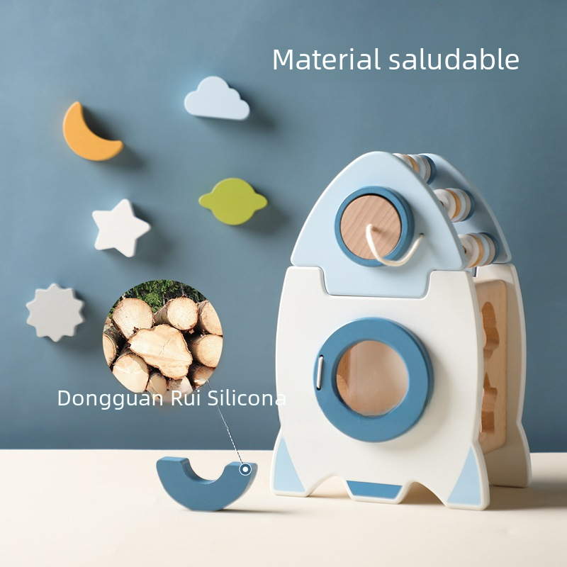 Wooden Rocket 5-in-1 Multifunctional Toy Set LuxuryLifeWay Online Store