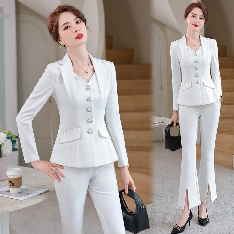 Women’s Office Business Suit Jacket and Pants Set Pi-Mart