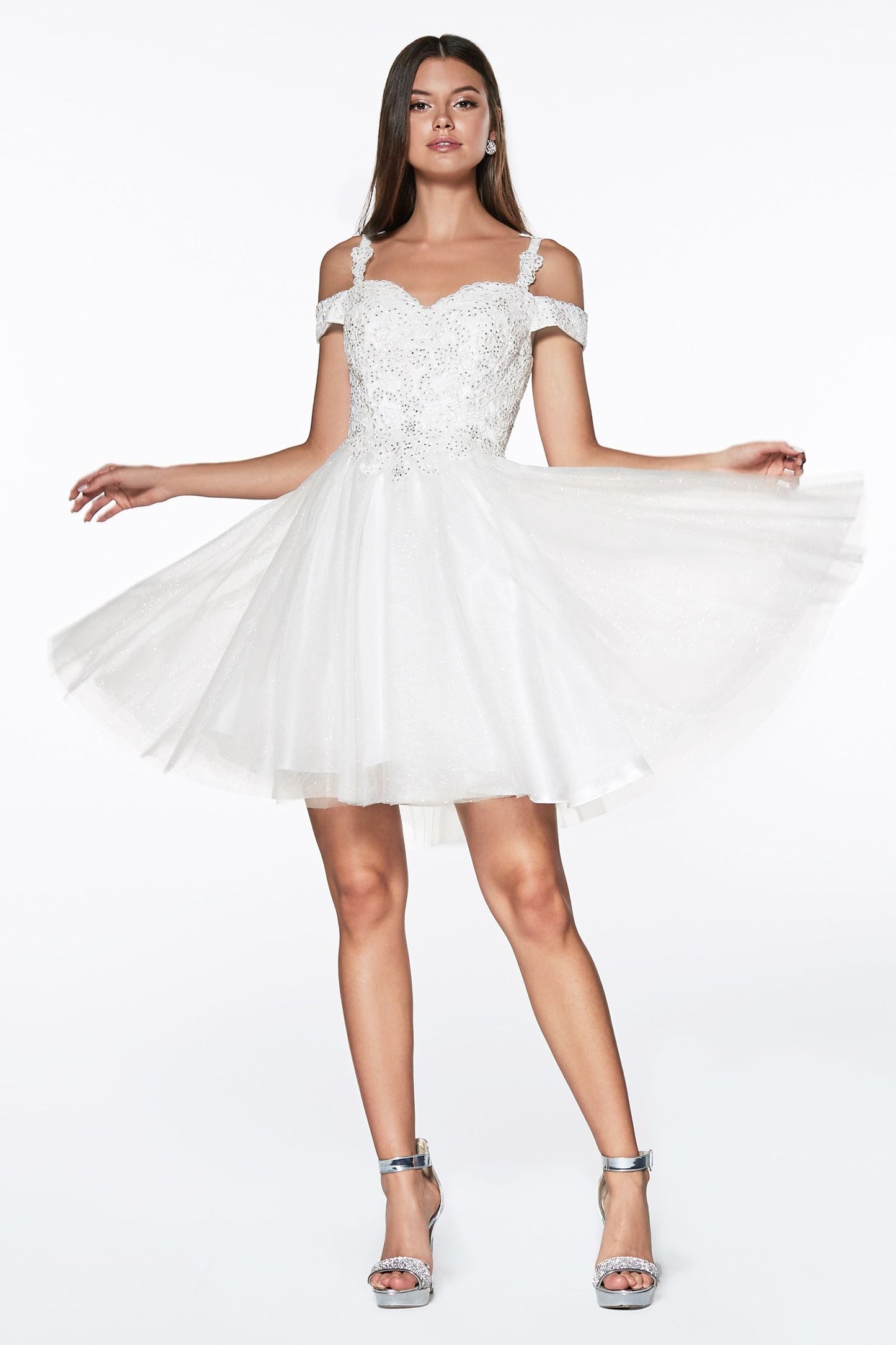 Off The Shoulder Lace Cocktail Dress LuxuryLifeWay Online Store